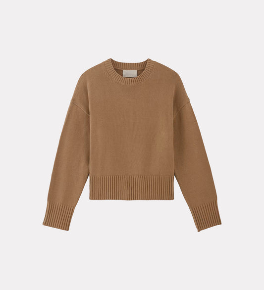 Wool crew neck sweater
