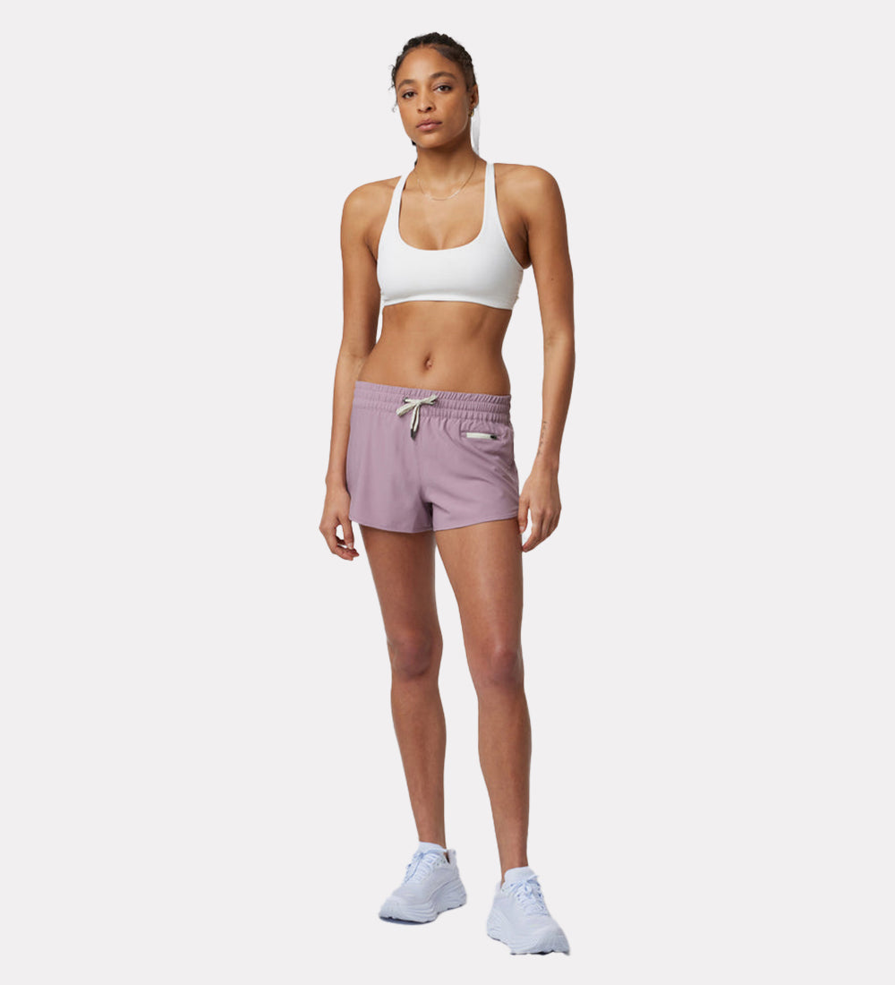 Women's cotton blend mid-rise shorts