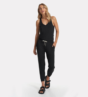 Sleeveless wrap jumpsuit