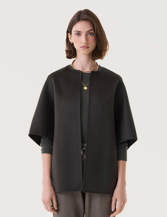 Relaxed Open Front Jacket
