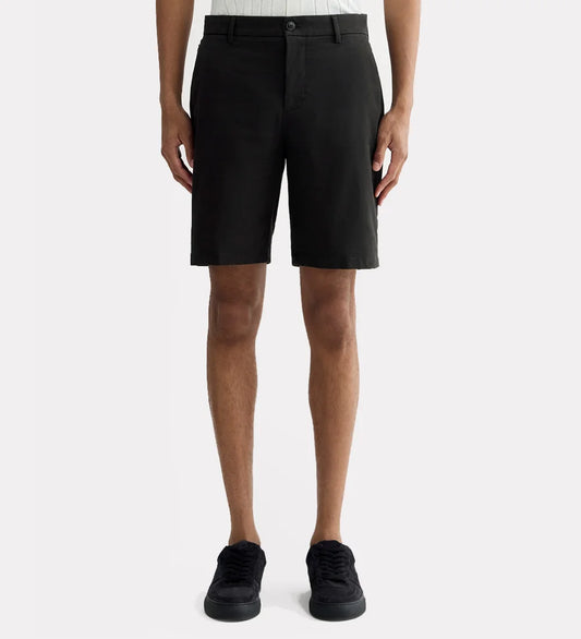 Men black regular shorts