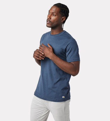 Men's classic cotton pullover tshirt