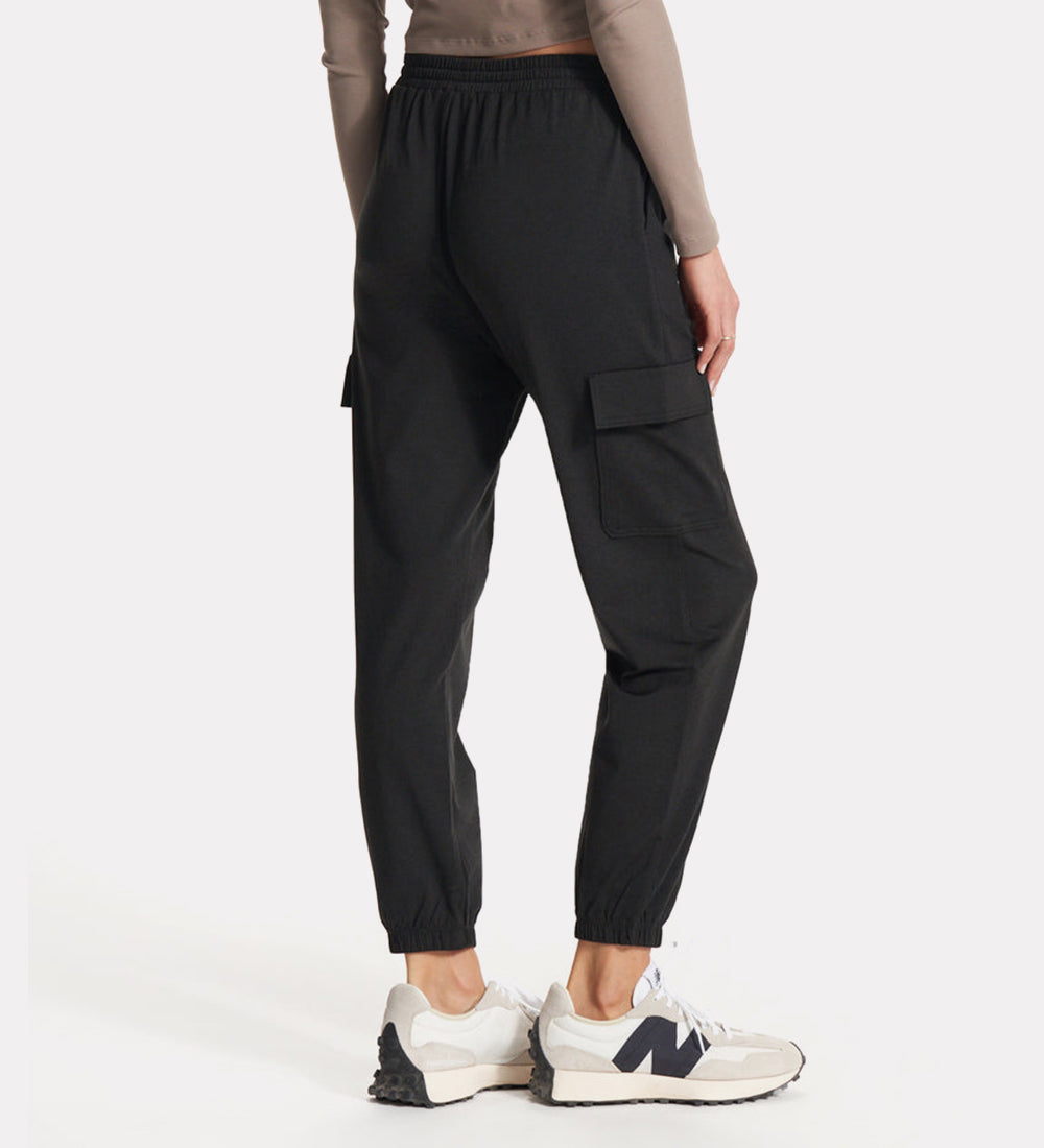 Women's classic relaxed polyester joggers