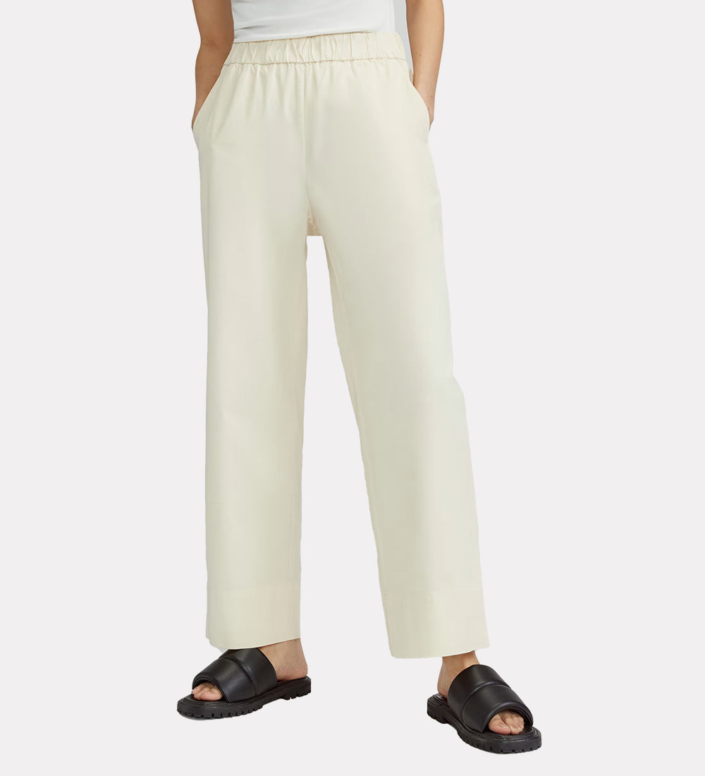 Women's polyester blend trousers