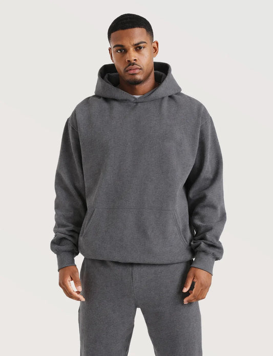 Dark Gray Cropped Fit Hoodie