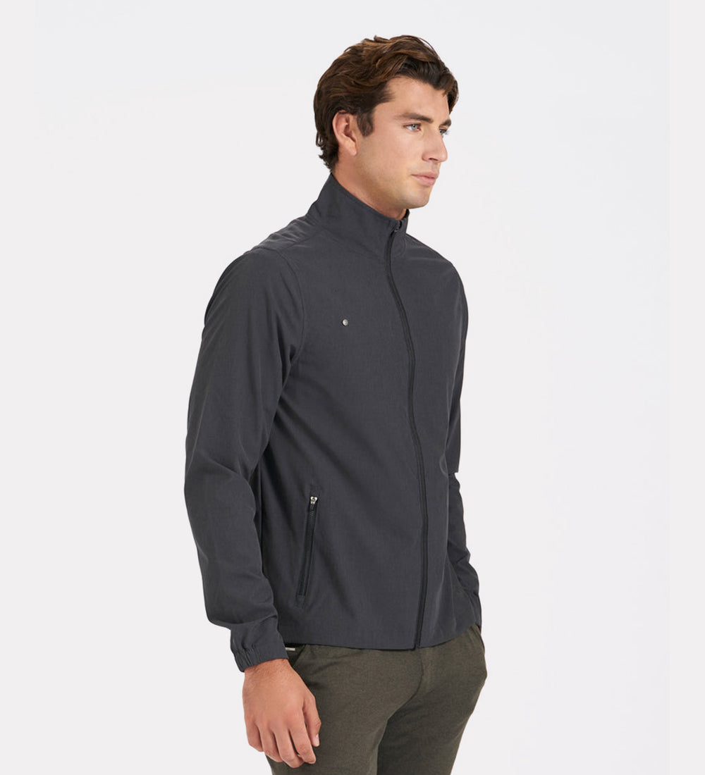 Men's solid casual jacket