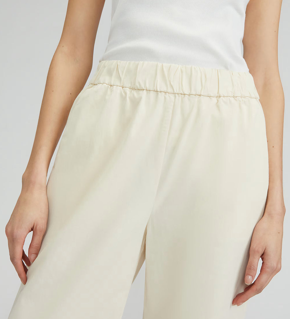 Women's polyester blend trousers