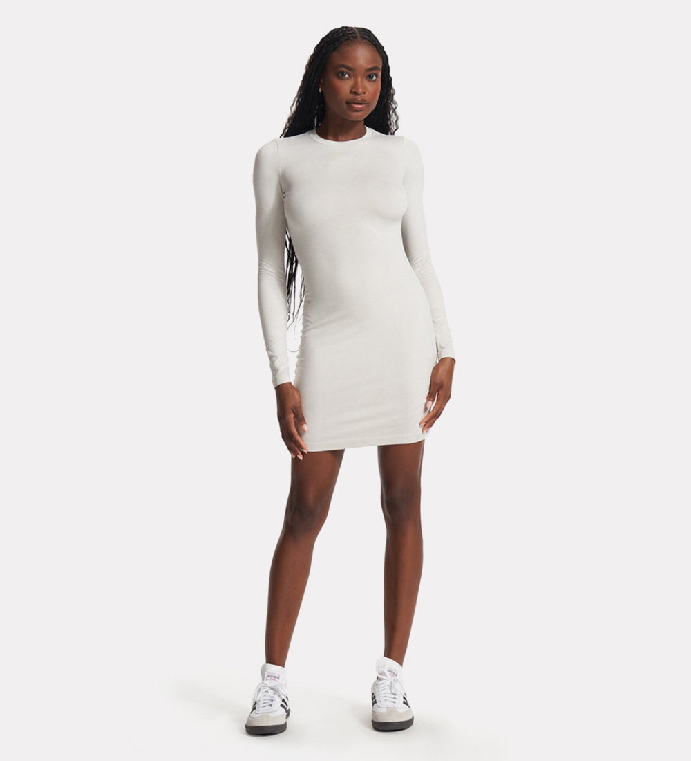 Long sleeve mini dress