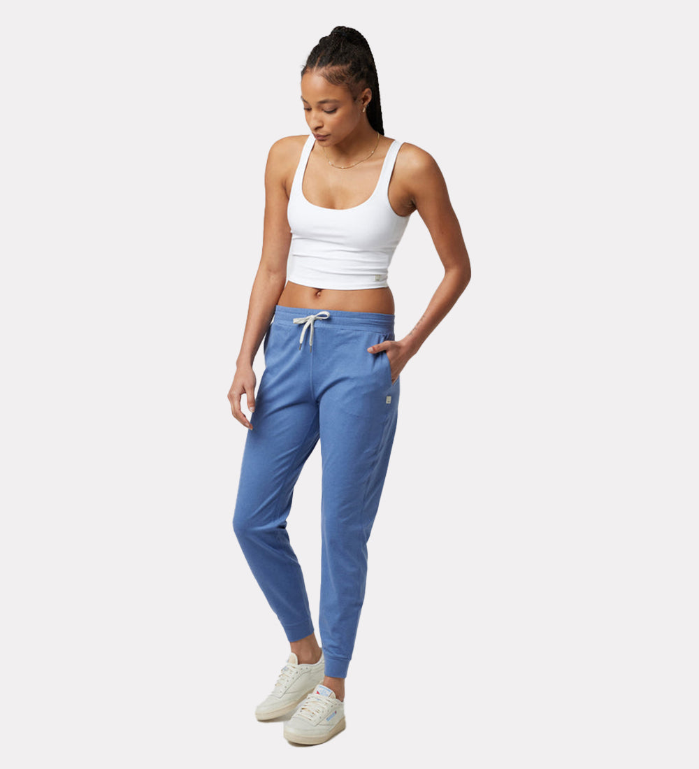 Women's casual poly cotton joggers