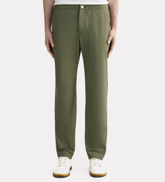 Men slim fit flat-front pant