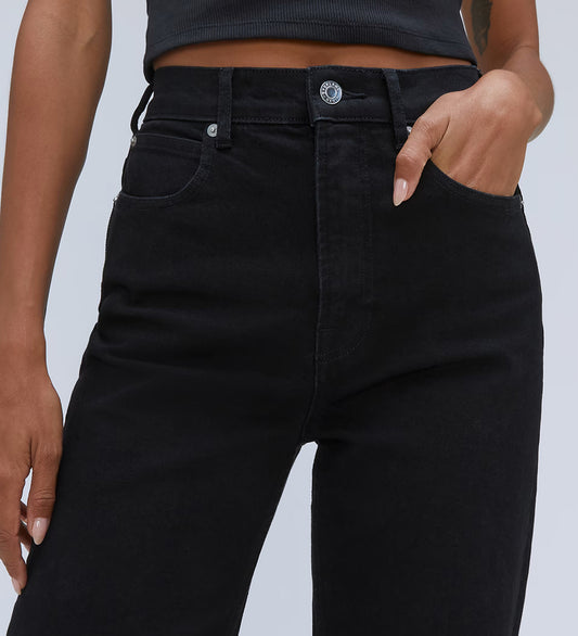 Ankle length denim womens jeans