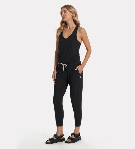 Sleeveless wrap jumpsuit