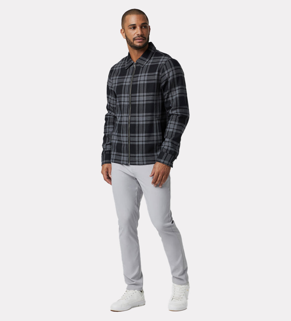 Checkered casual jacket for men