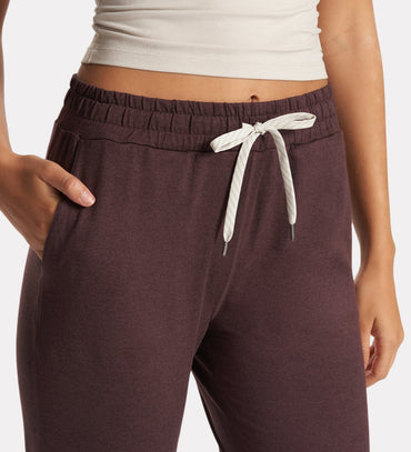 Women's casual poly cotton joggers
