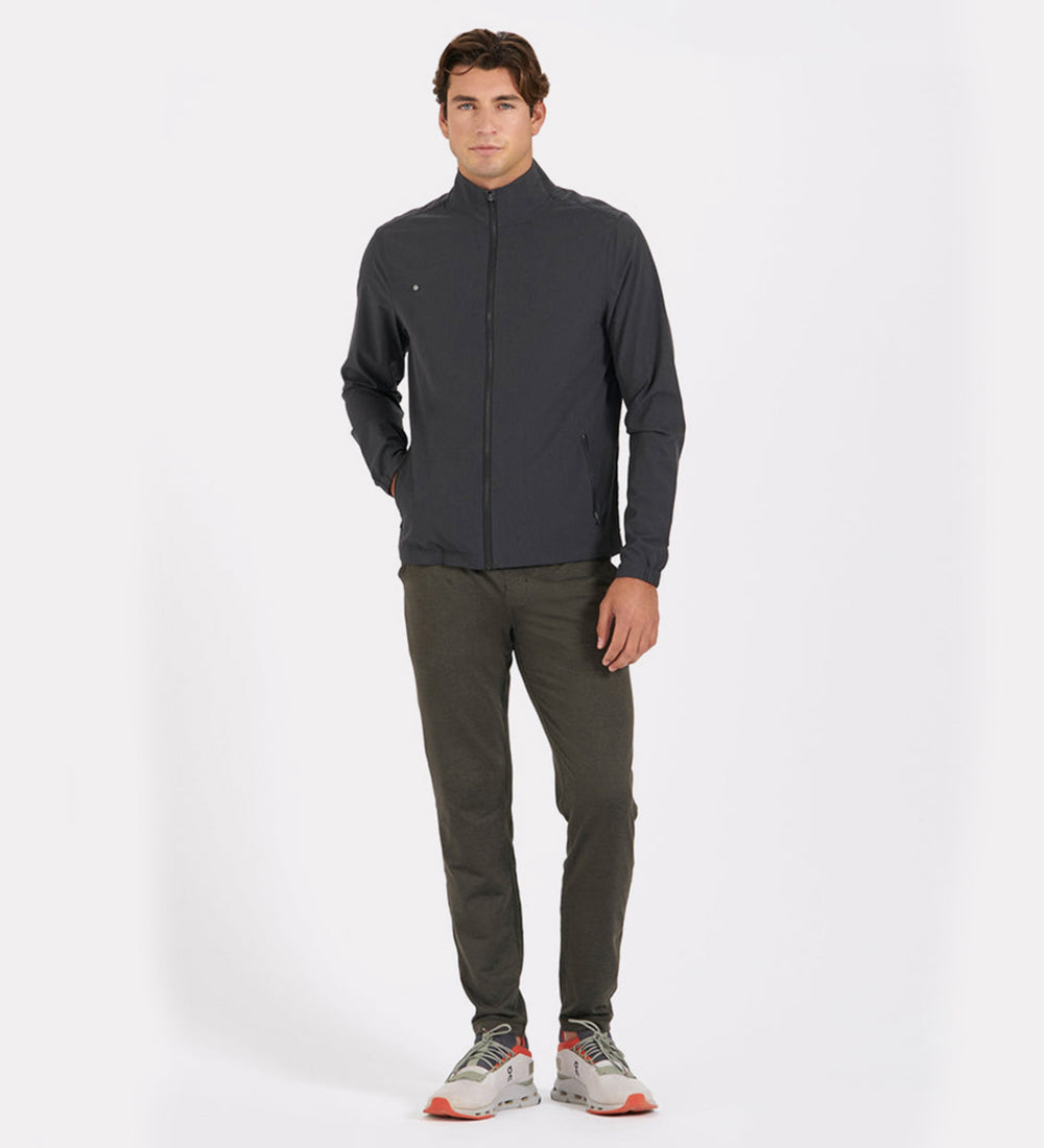 Men's solid casual jacket