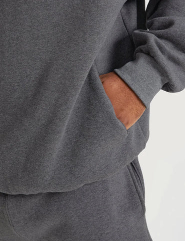 Dark Gray Cropped Fit Hoodie