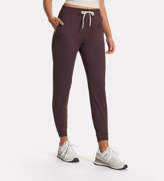 Women's casual poly cotton joggers