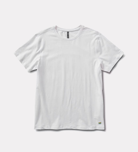 Men's solid round neck tshirt