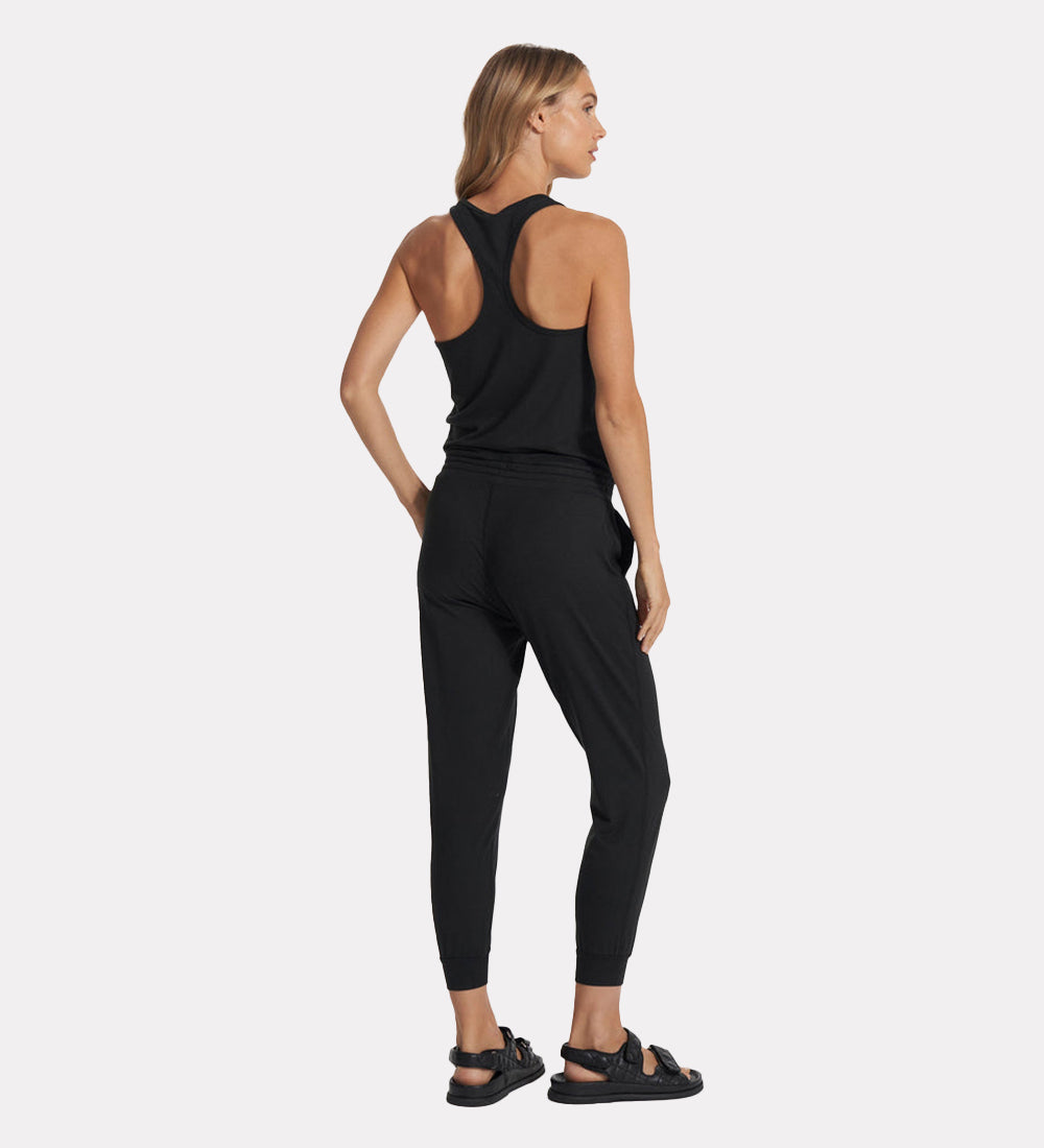 Sleeveless wrap jumpsuit