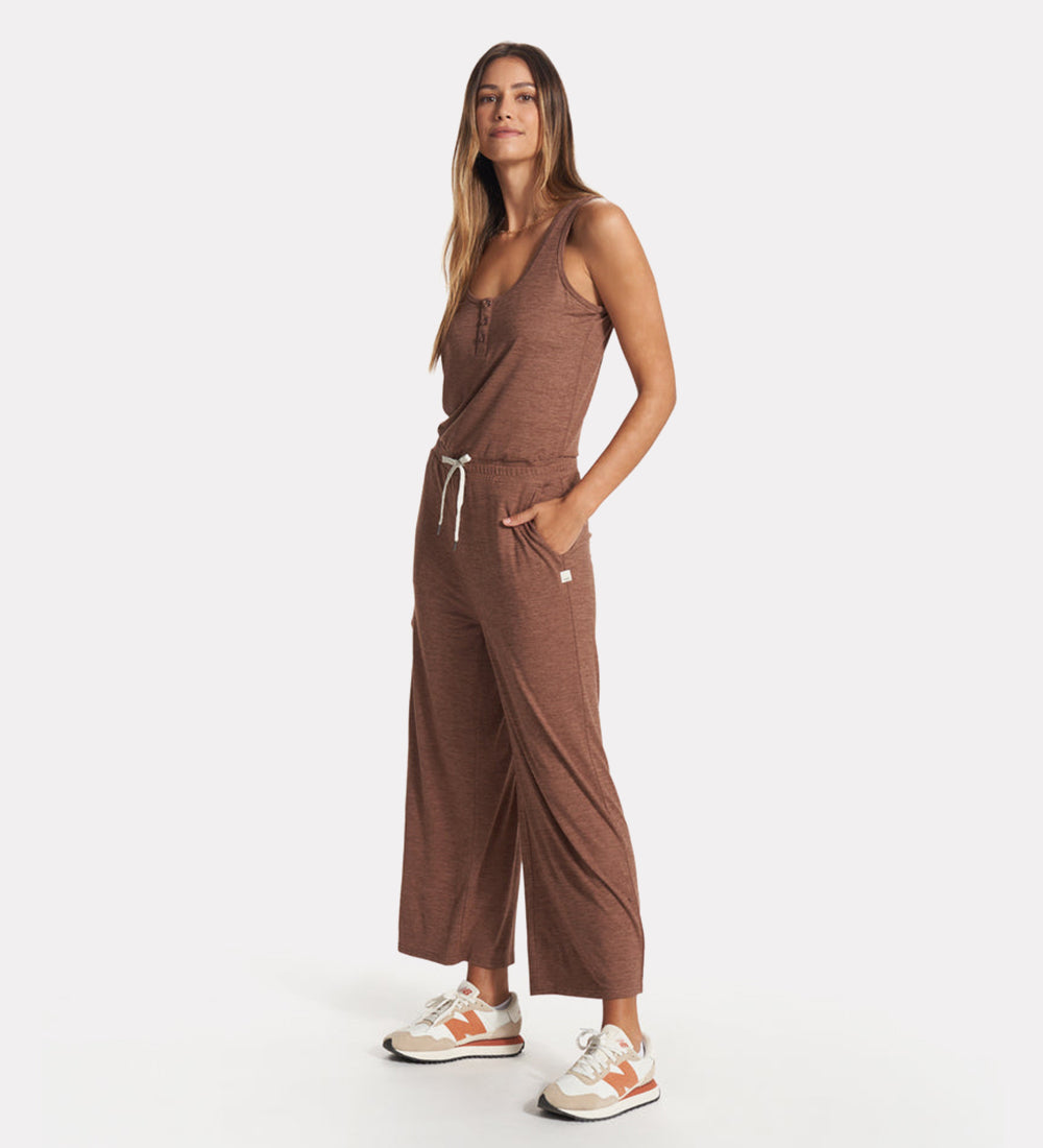 Solid jumpsuit for women