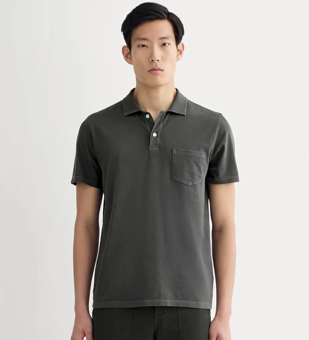 Men's polo neck t-shirt