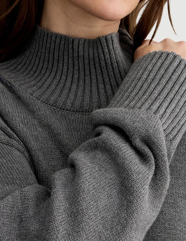 Classic Mock Neck Sweater