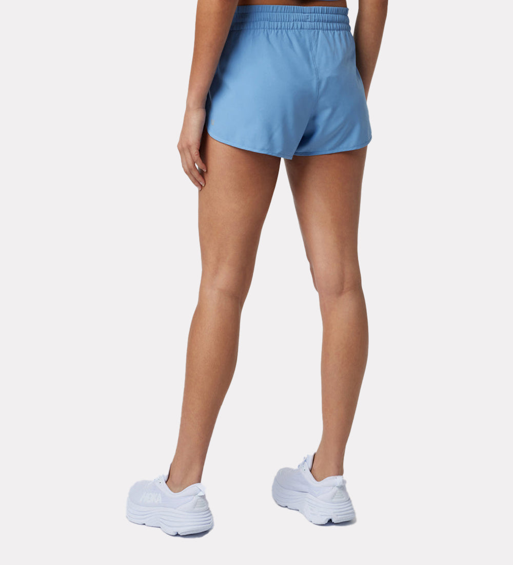 Women's cotton blend mid-rise shorts