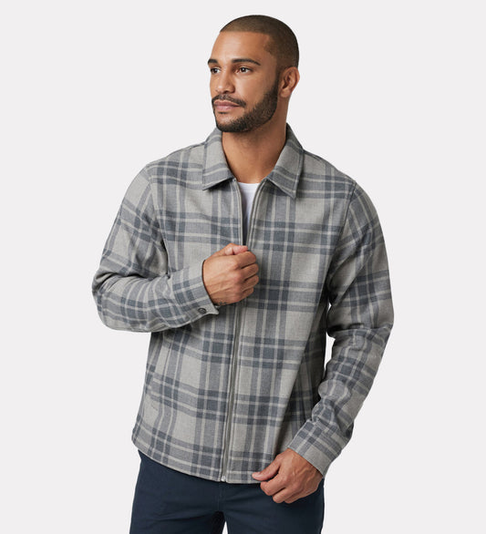 Checkered casual jacket for men