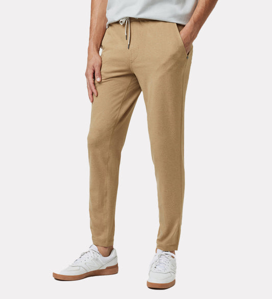 Cotton blend track pants for men