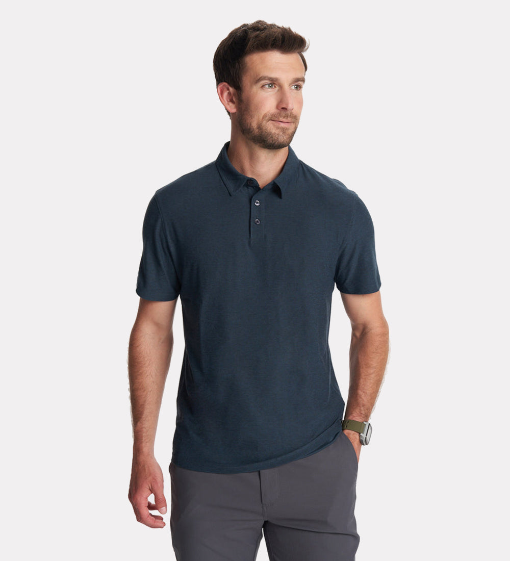 Essential half sleeves polo tshirt for men