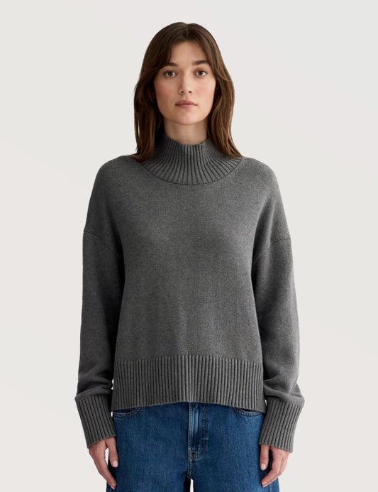 Classic Mock Neck Sweater