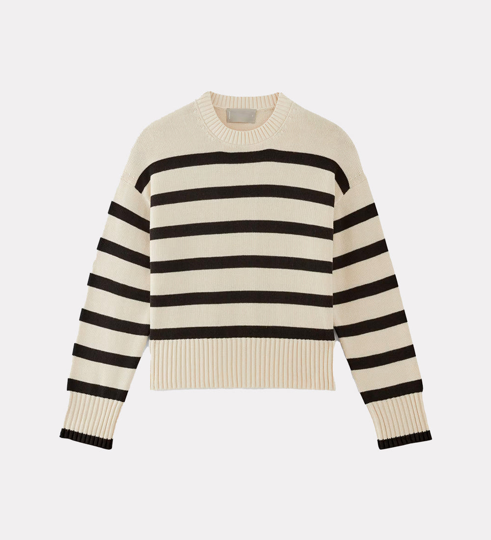 Wool crew neck sweater