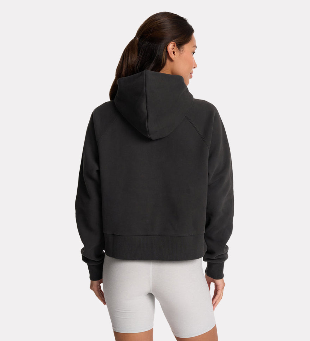 Women's casual quarter zip hoodie