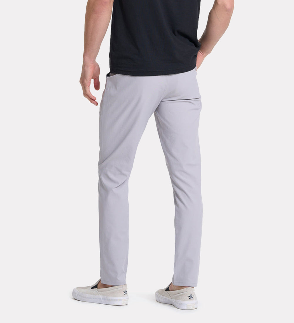 Men's regular cotton blend pants