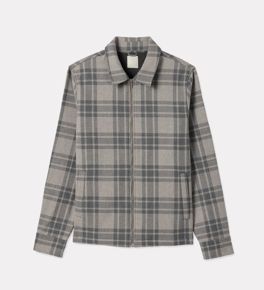 Checkered casual jacket for men