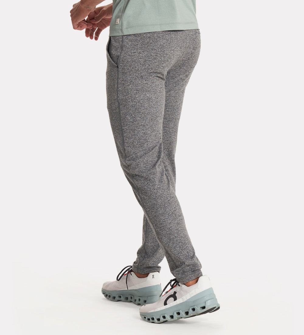 Cotton blend track pants for men