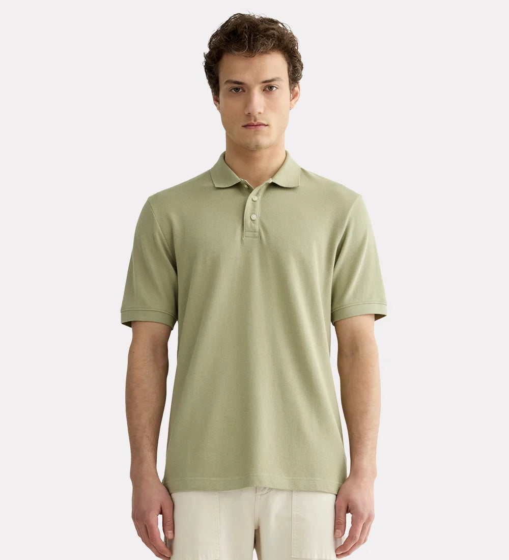 Polo collar pockets t-shirt