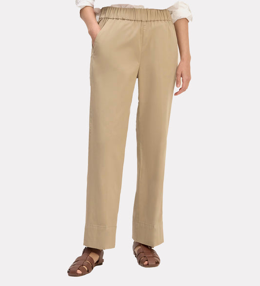 Women's polyester blend trousers