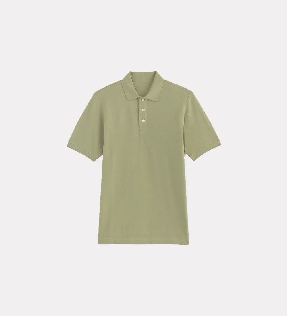 Polo collar pockets t-shirt