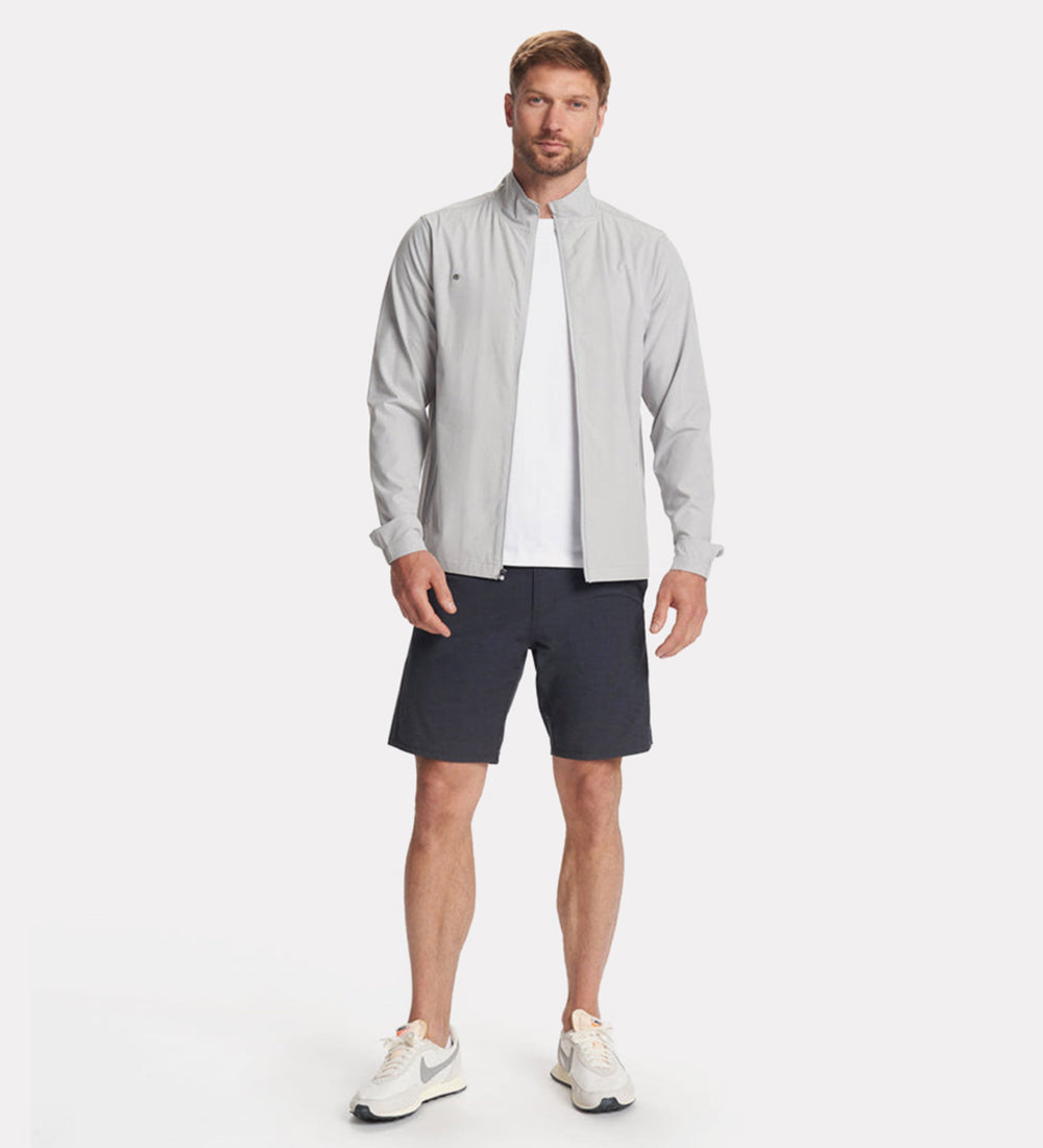 Men's solid casual jacket