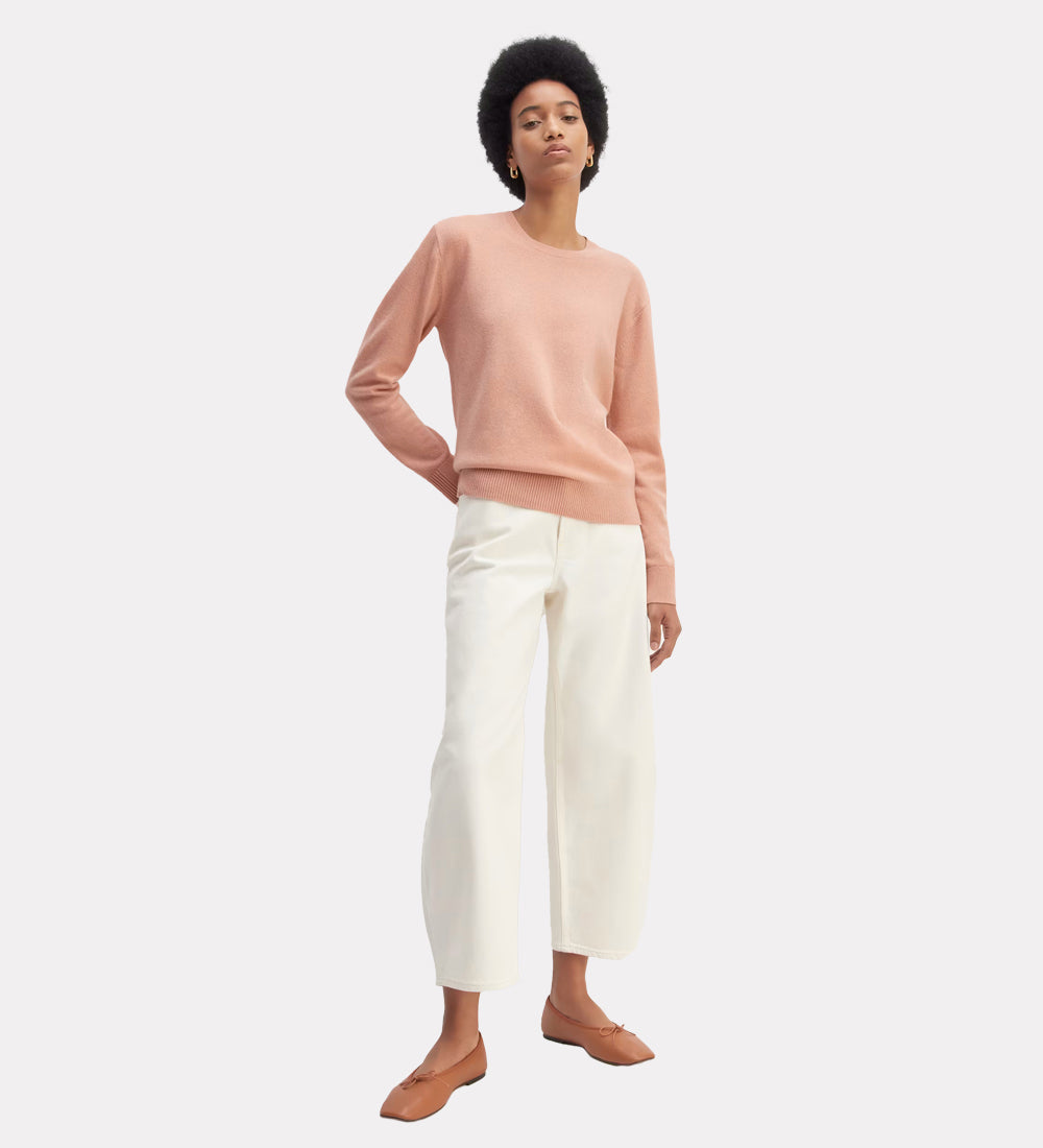 Cotton crew neck sweater