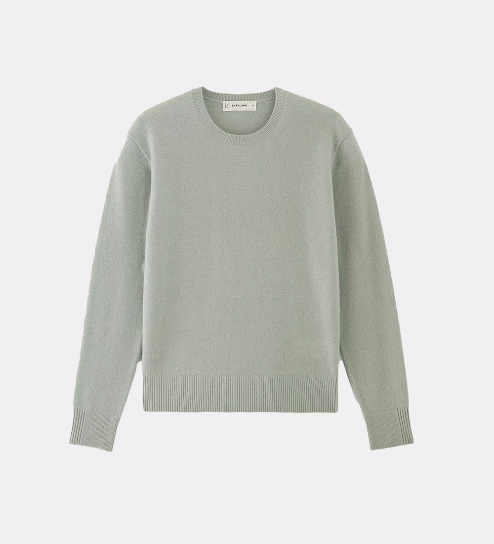 Cotton crew neck sweater