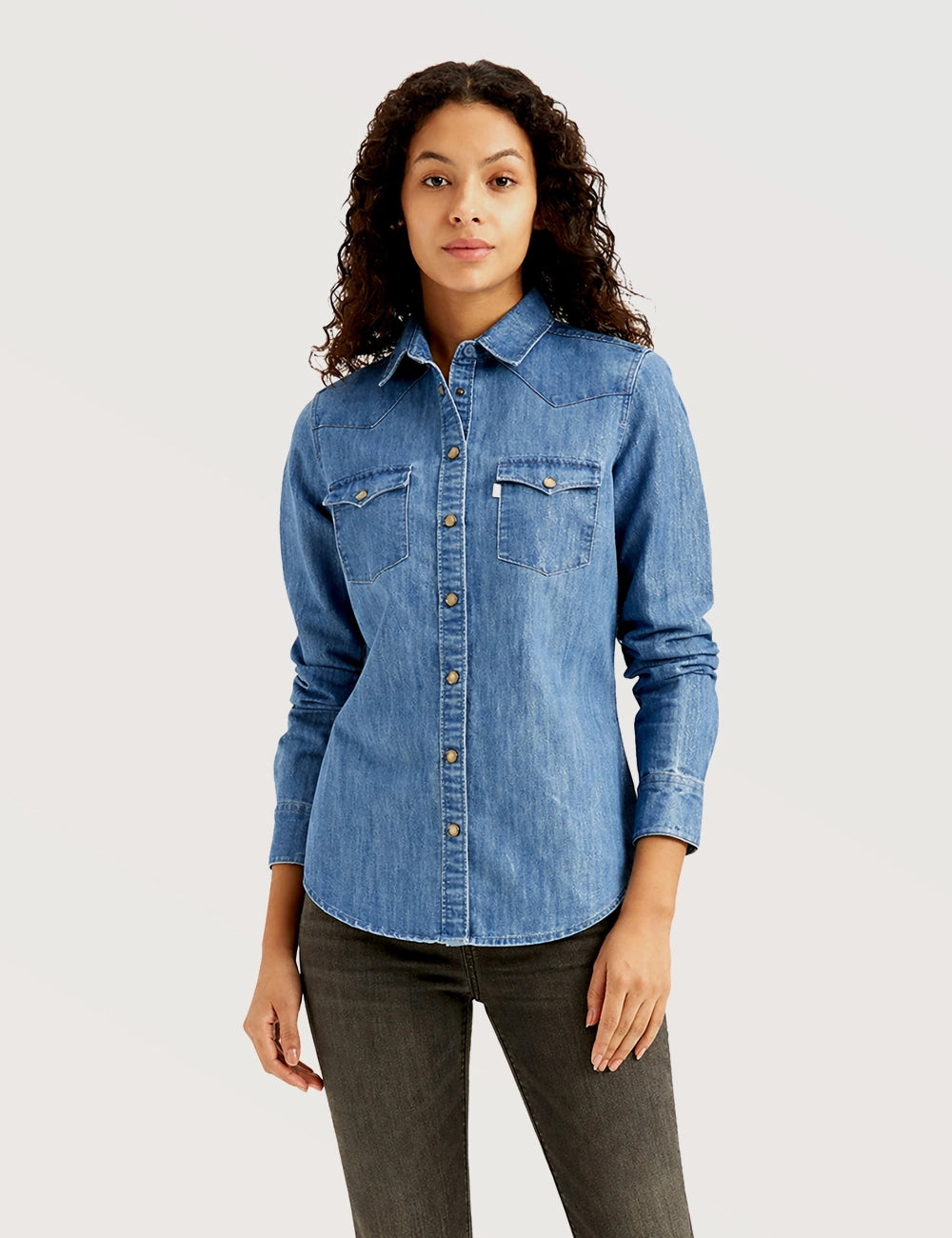Classic Blue Denim Shirt