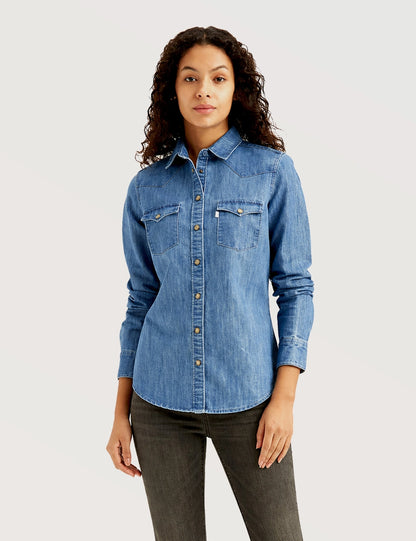 Classic Blue Denim Shirt