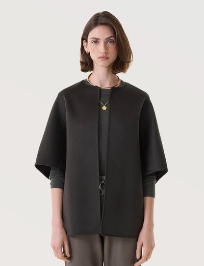 Relaxed Open Front Jacket