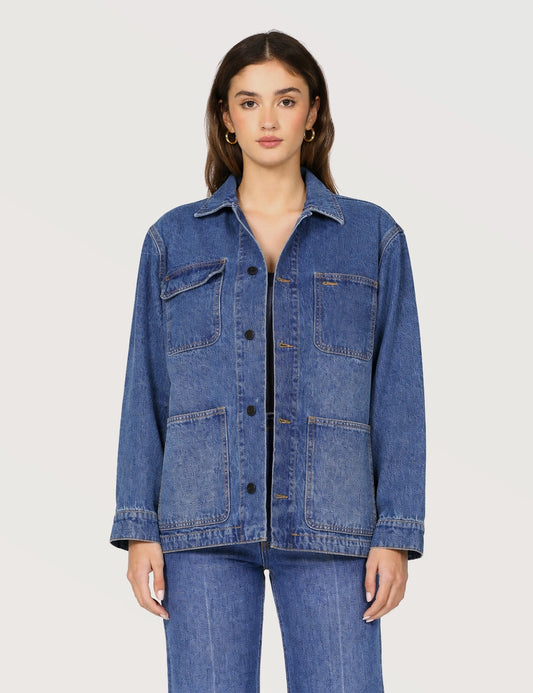 Denim Relaxed Utility Jacket