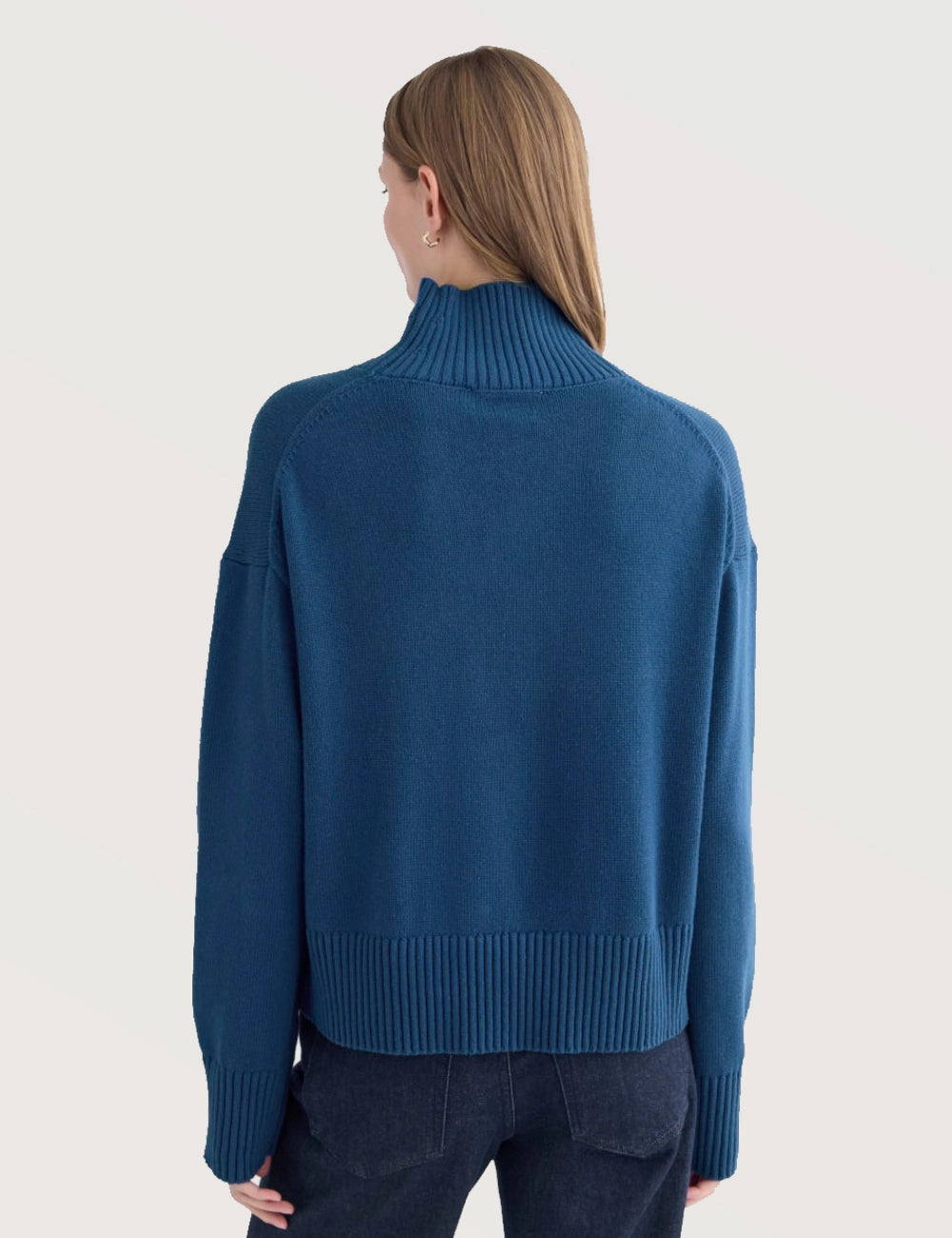 Classic Mock Neck Sweater