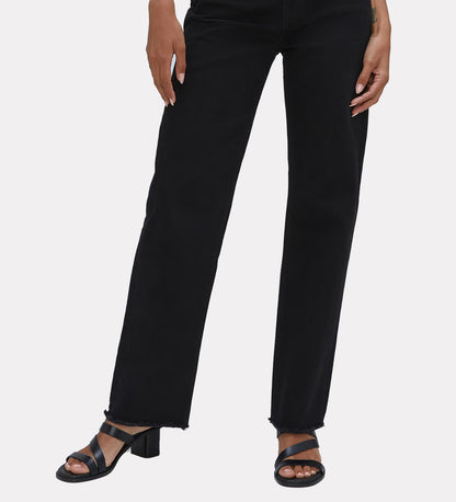 Ankle length denim womens jeans