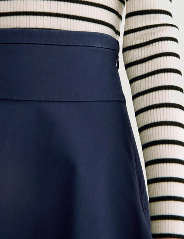 High-waist Flared Skirt