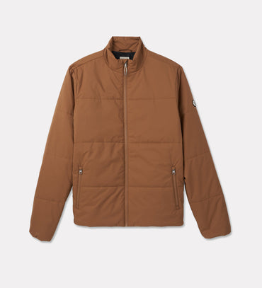 Men's Solid Quilted Jacket